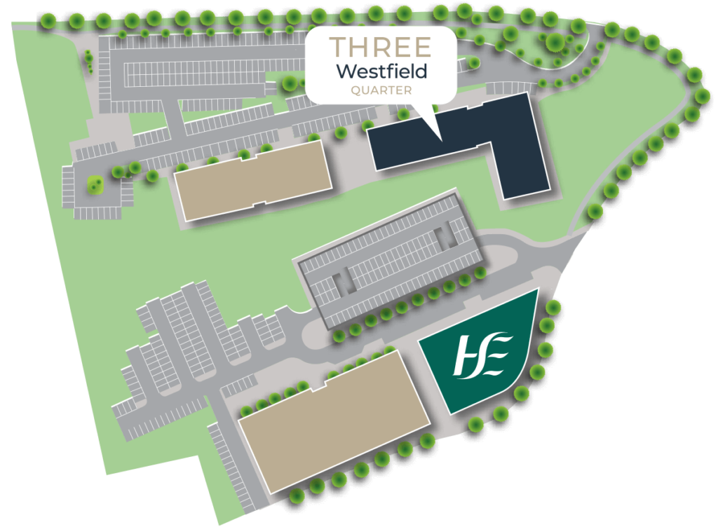 Three Westfield Quarter map