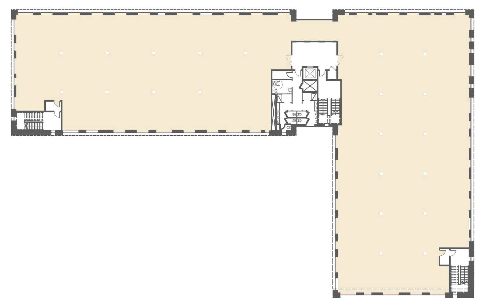 Three Westfield Quarter Second floor plan